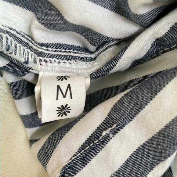 Show Me Your Mumu Mumu Blue Berkeley Tie Up Bells Nautical Stripe Jeans - Picture 13 of 15